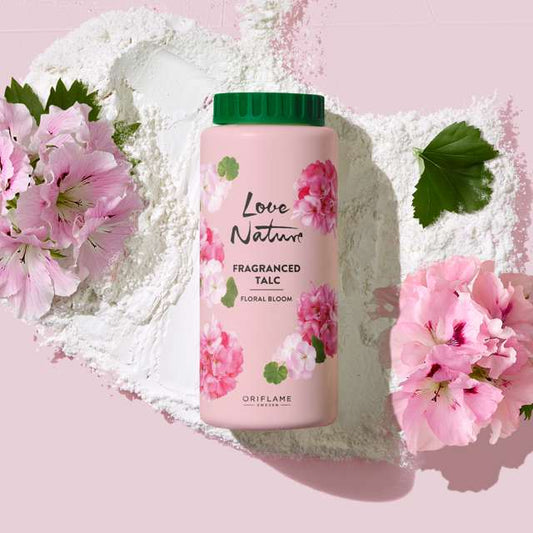 Talc Parfumé Love Nature Floral Bloom 100g
